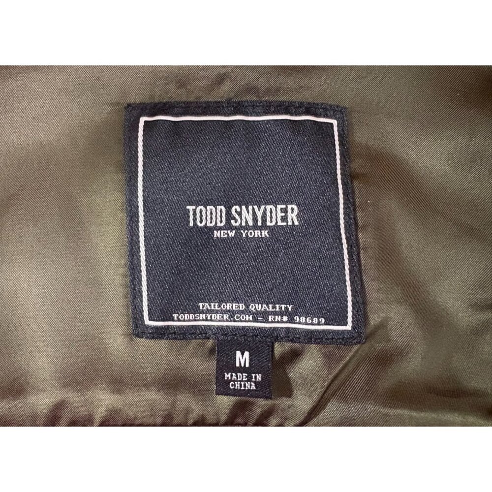 Todd Snyder Thick Wool Mackinaw Jacket size Medium color plaid Red Black NWOT - Picture 2 of 7